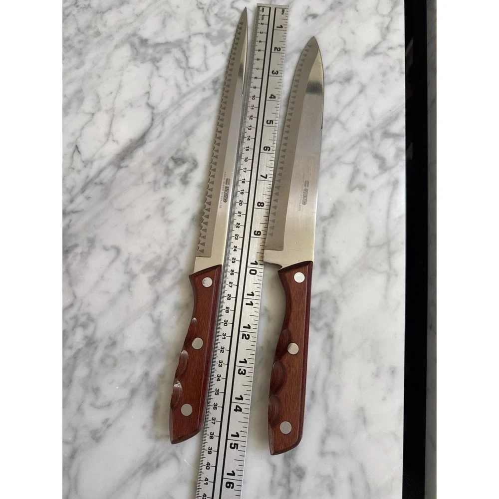 Viking 440-A Super Stainless Steel Knives Set of 2 Japan Vintage Cutlery